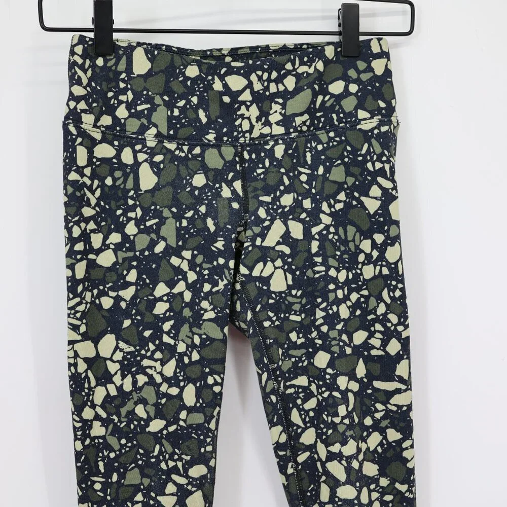 Burton Womens Terrazzo Print‎ Performance Leggings Stretch Activewear XXS